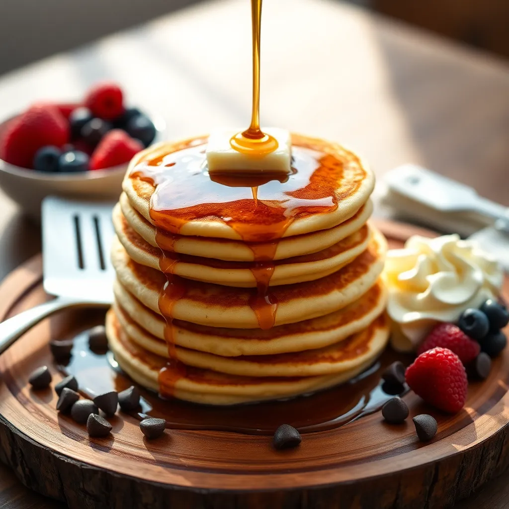 pancake recipe easy no baking powder - Pancake Recipe Step Image