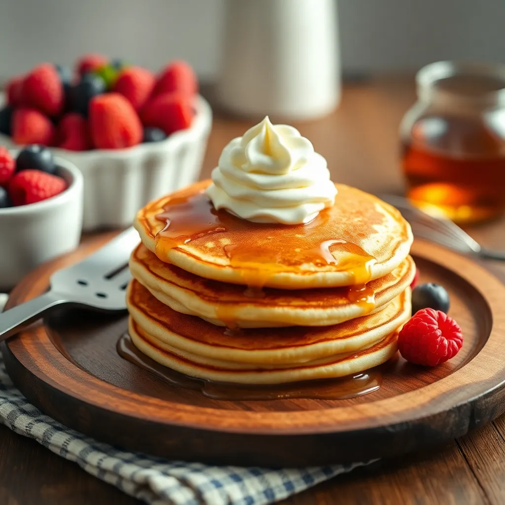 no egg pancake recipe - Pancake Recipe Step Image