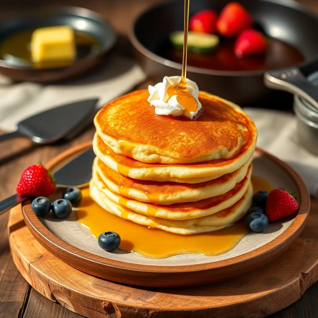 pancake recipe for 2 pancakes - Pancake Recipe Step Image