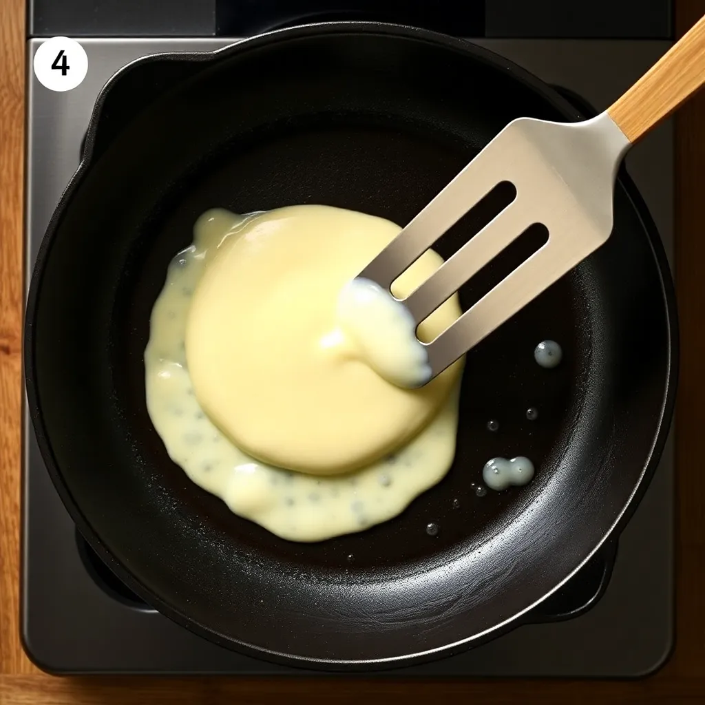 pancake recipe no milk - Pancake Recipe Step Image