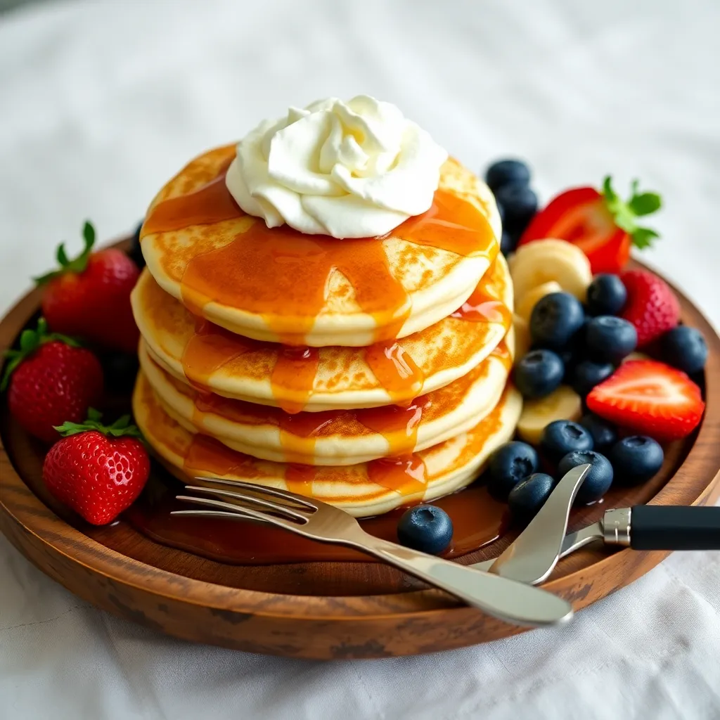 fluffy simple pancake recipe - Pancake Recipe Step Image