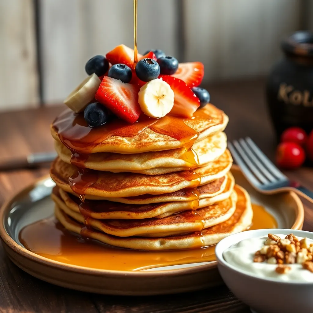 kodiak cakes pancake recipe - Pancake Recipe Step Image