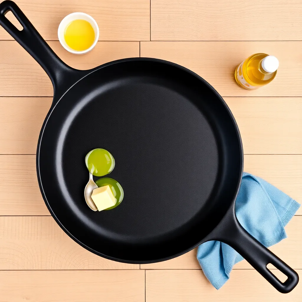 flat pancake recipe - Heating Griddle