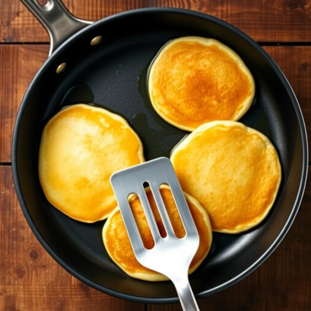 true american pancakes recipe - Pancake Recipe Step Image