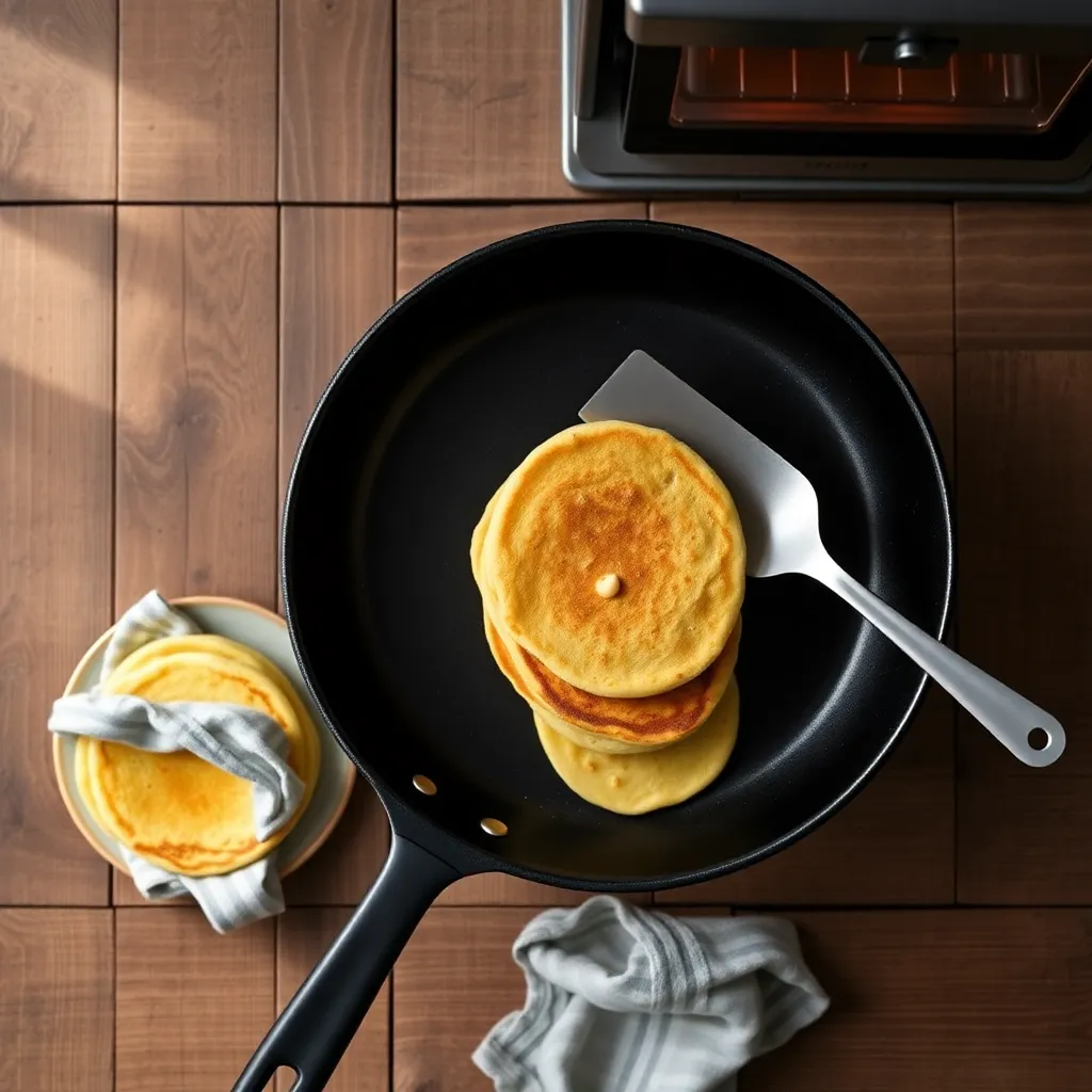 pancake recipe without eggs and baking powder - Pancake Recipe Step Image