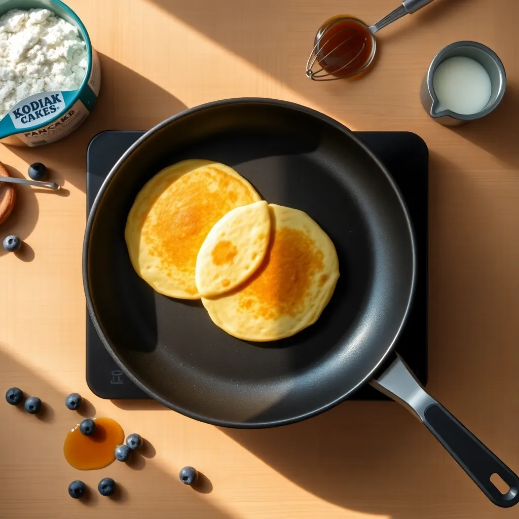 kodiak cakes pancake recipe - Pancake Recipe Step Image