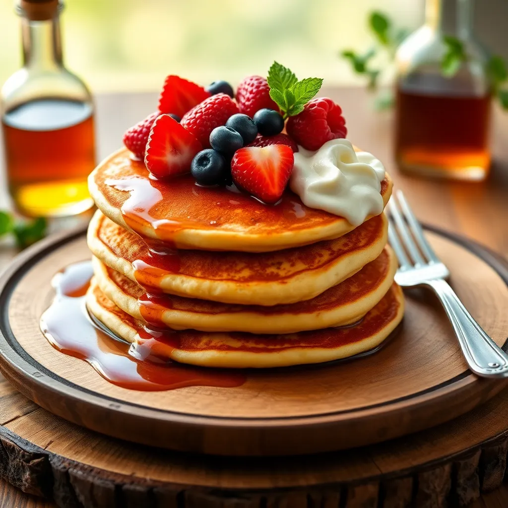 fluffy american pancake recipe - Pancake Recipe Step Image