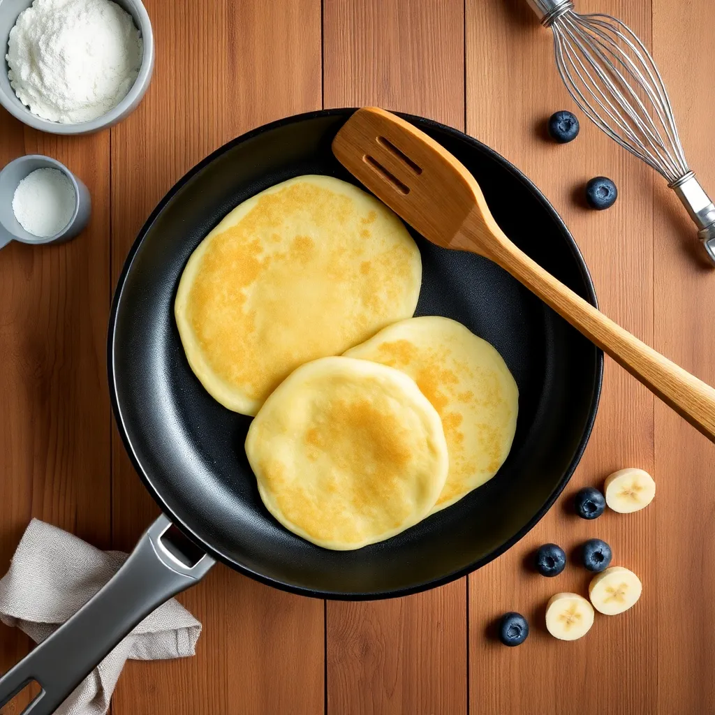 pancake recipe without butter - Pancake Recipe Step Image