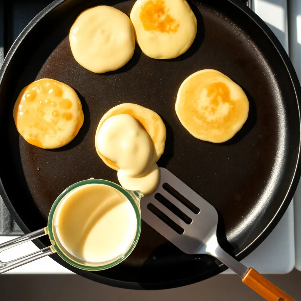 diner pancake recipe - Pancake Recipe Step Image