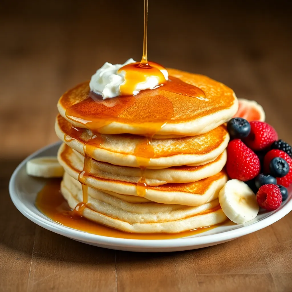 best simple pancake recipe - Pancake Recipe Step Image