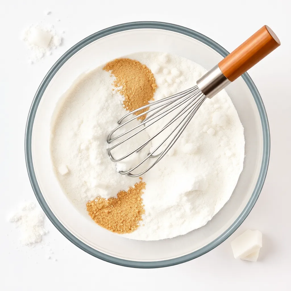 pancake recipe for two - Step 1: Whisk Dry Ingredients