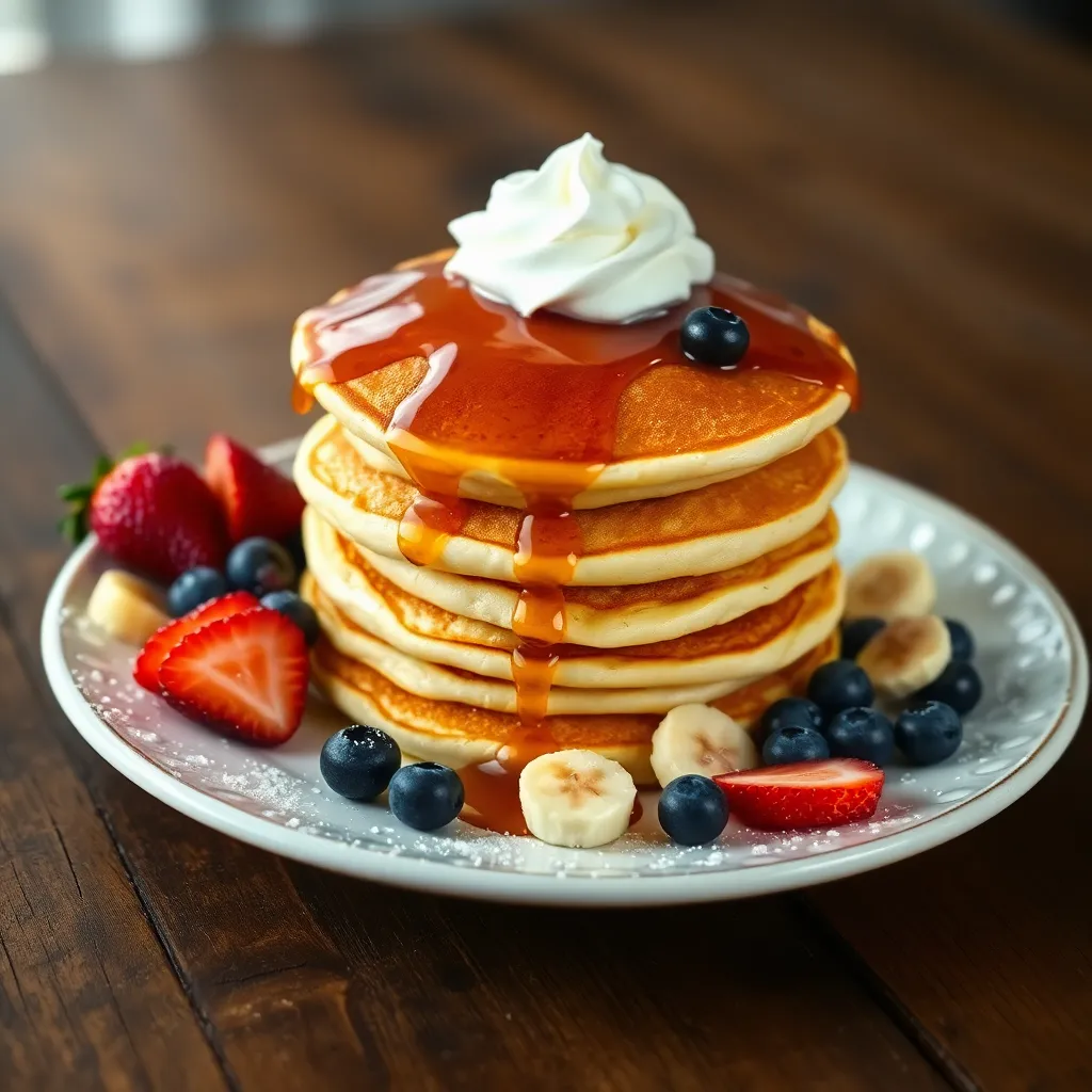 1 person pancake recipe - Pancake Recipe Step Image