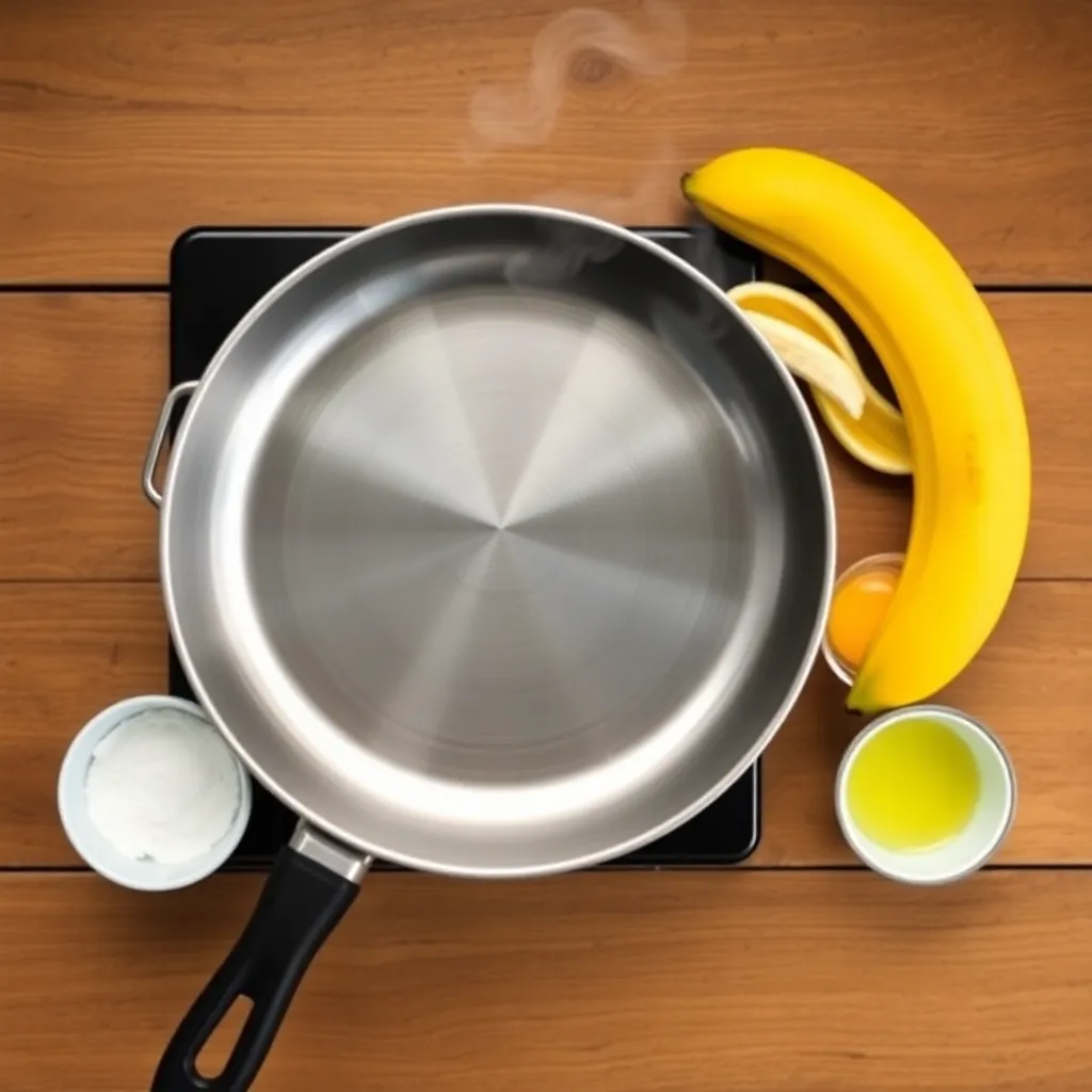 banana egg pancake recipe - Pancake Recipe Step Image