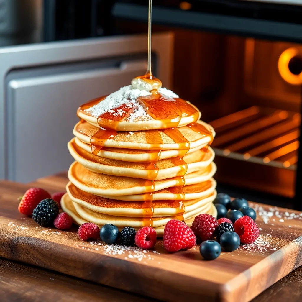 pancake recipe without baking powder or milk - Pancake Recipe Step Image