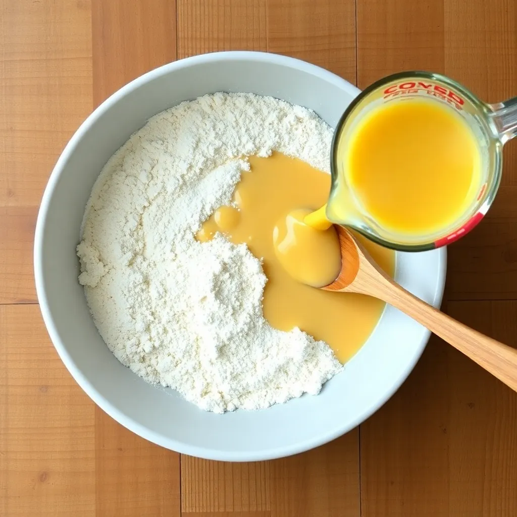 pancake recipe no butter or milk - Pancake Recipe Step Image