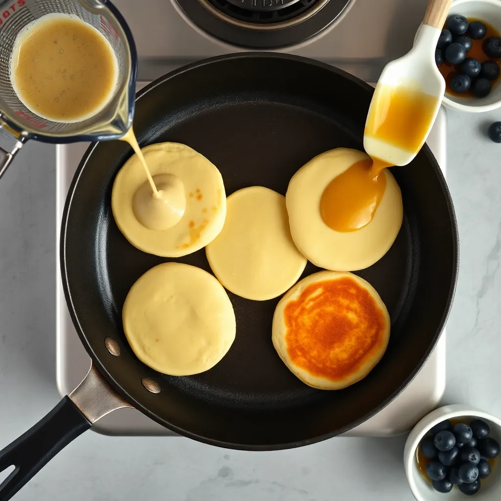 pancake recipe for 2 eggs - Pancake Recipe Step Image