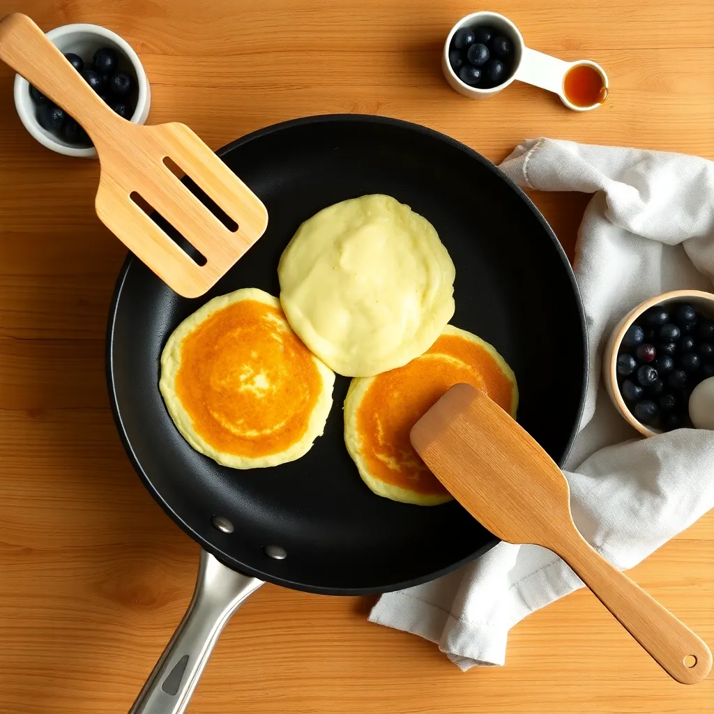 pancake recipe for 2 no eggs - Pancake Recipe Step Image