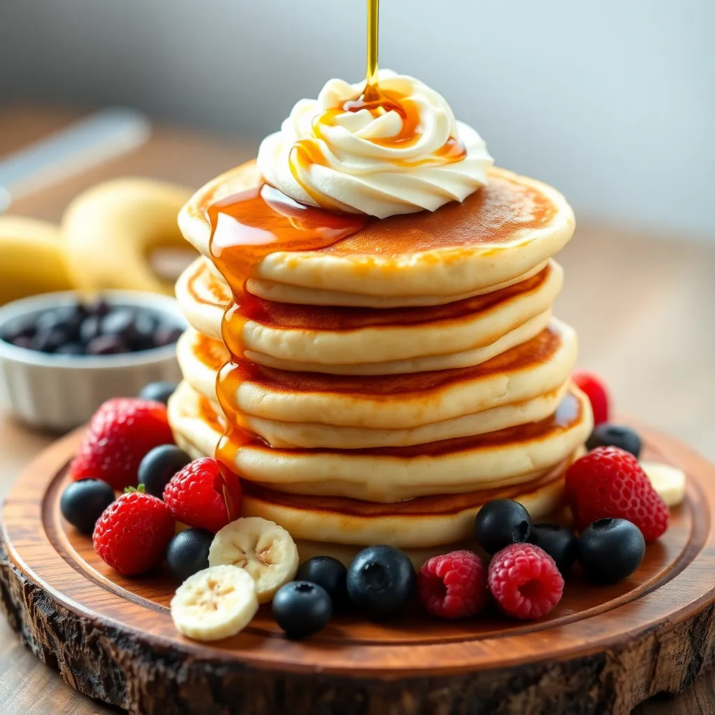 pancake recipe for 1 no egg - Pancake Recipe Step Image