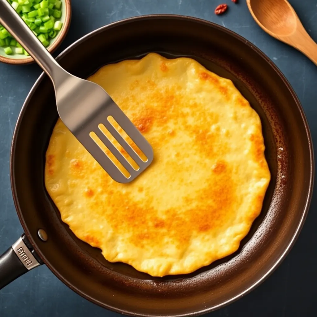 korean pancakes easy recipe - Pancake Recipe Step Image