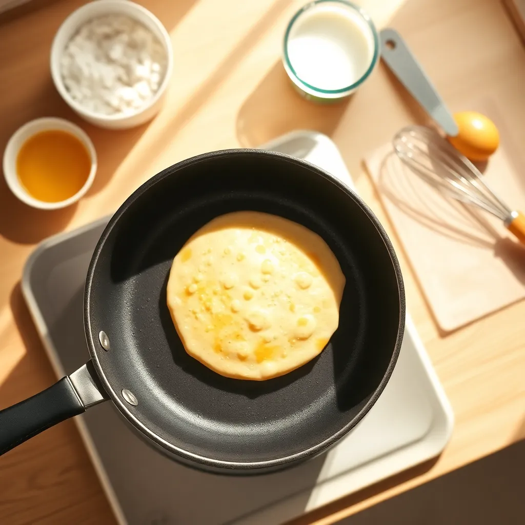 uk pancake recipe - Pancake Recipe Step Image