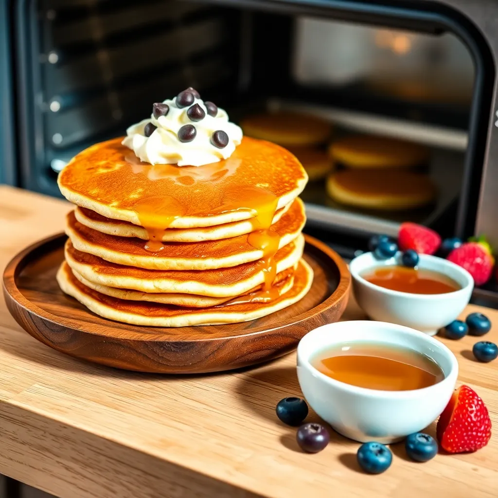 pancakes without eggs recipe - Pancake Recipe Step Image