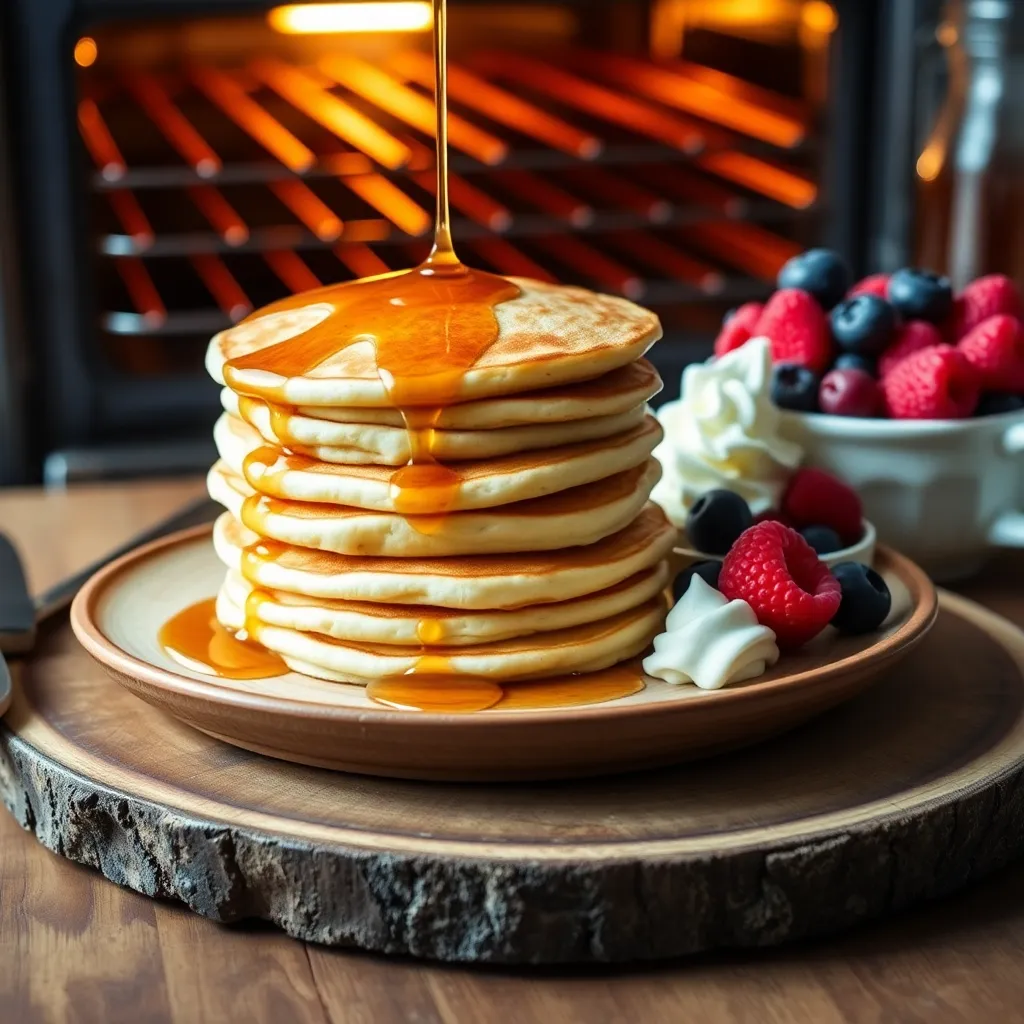 pancake recipe without baking powder - Step 8