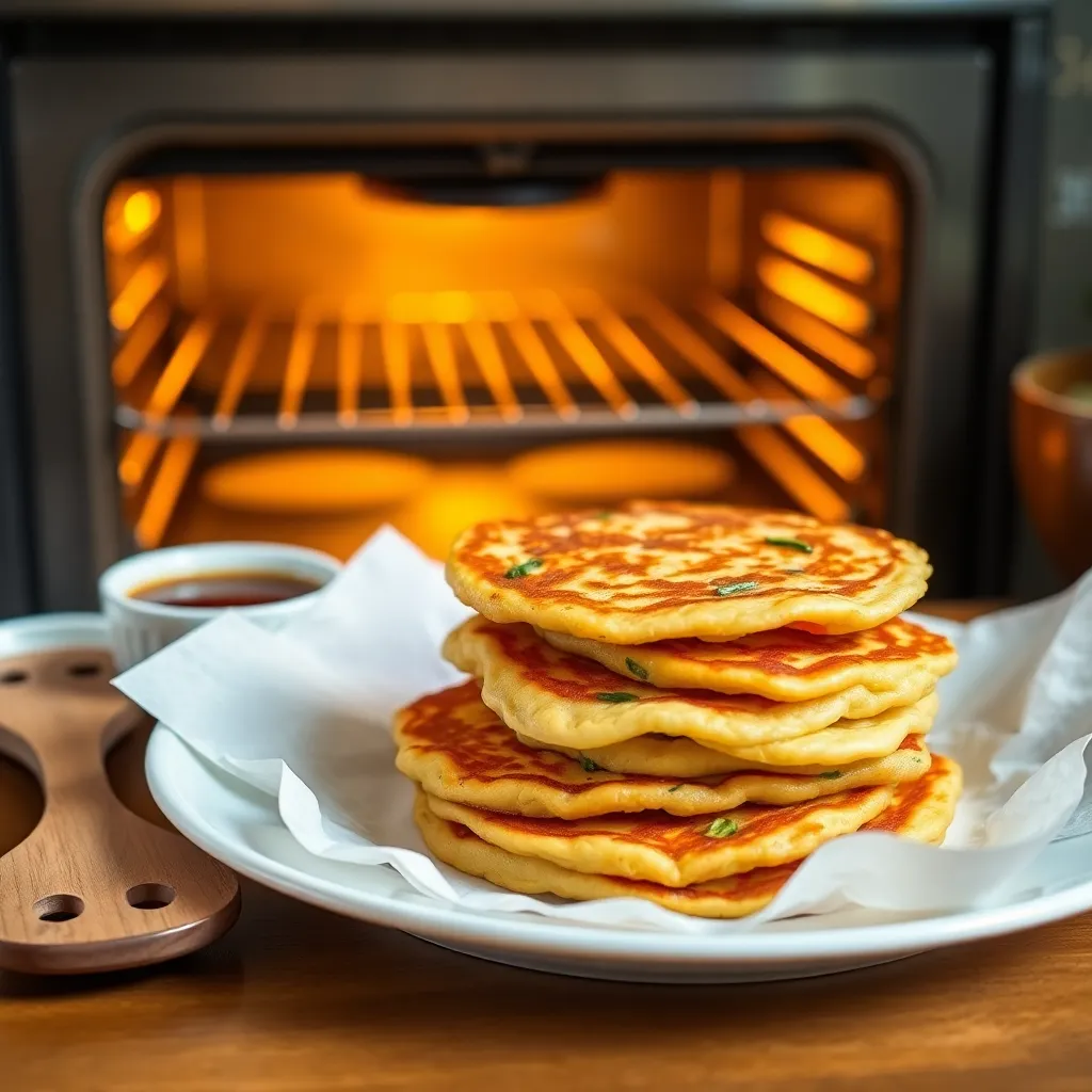 korean vegetable pancake recipe - Pancake Recipe Step Image