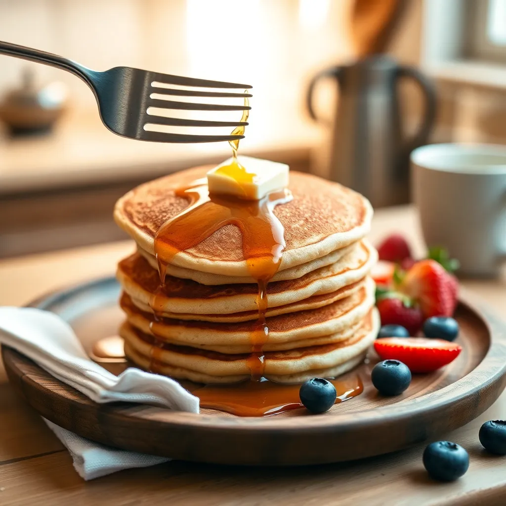 whole wheat pancakes recipe - Pancake Recipe Step Image