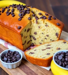 Moist Chocolate Chip Banana Bread