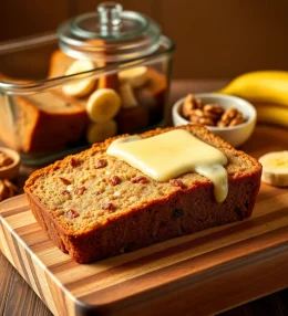 Banana Nut Bread with Sour Cream