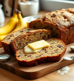 Classic Banana Bread with Baking Powder