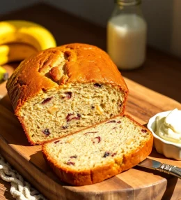 Moist & Fluffy Buttermilk Banana Bread