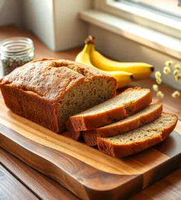 Healthy Banana Bread without Brown Sugar