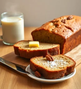 Banana Nut Bread with Pecans