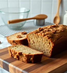 Moist Walnut Banana Bread