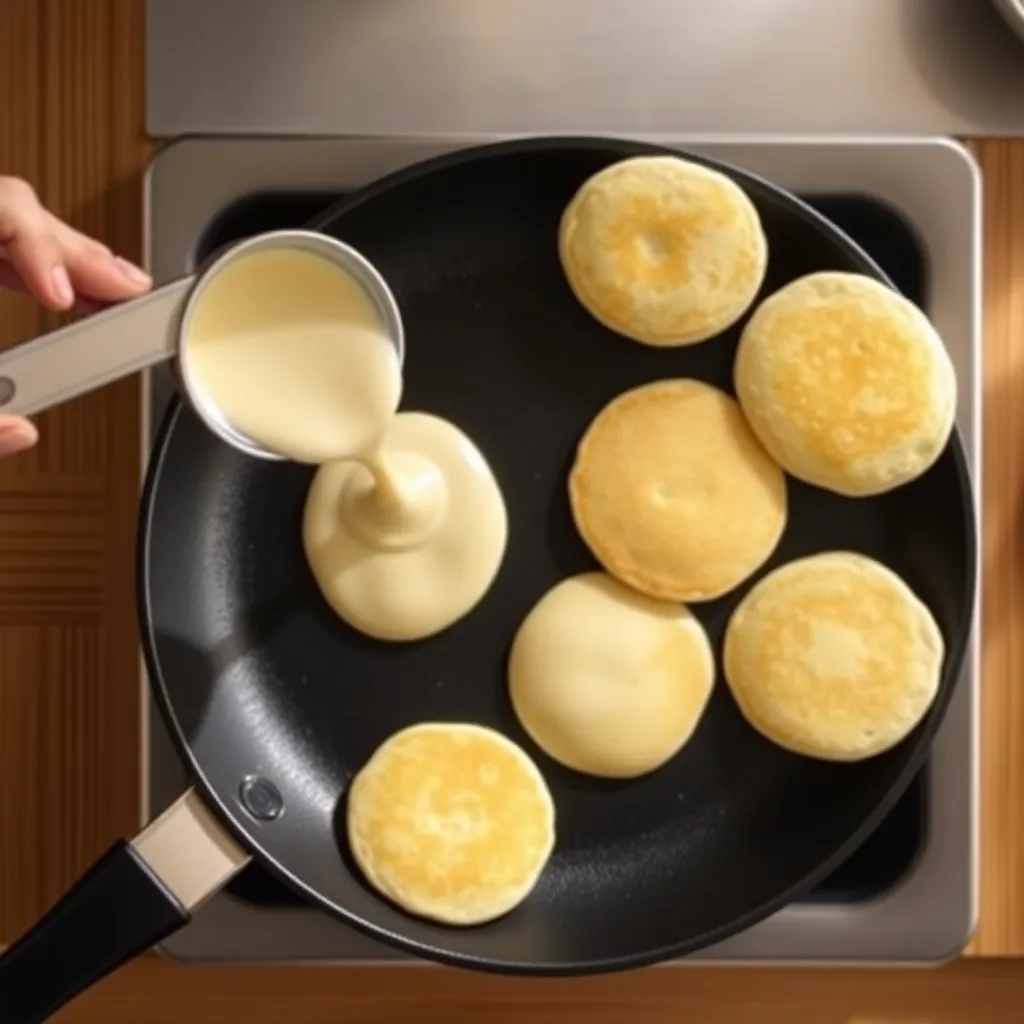 recipe for fluffiest pancakes - Pancake Recipe Step Image