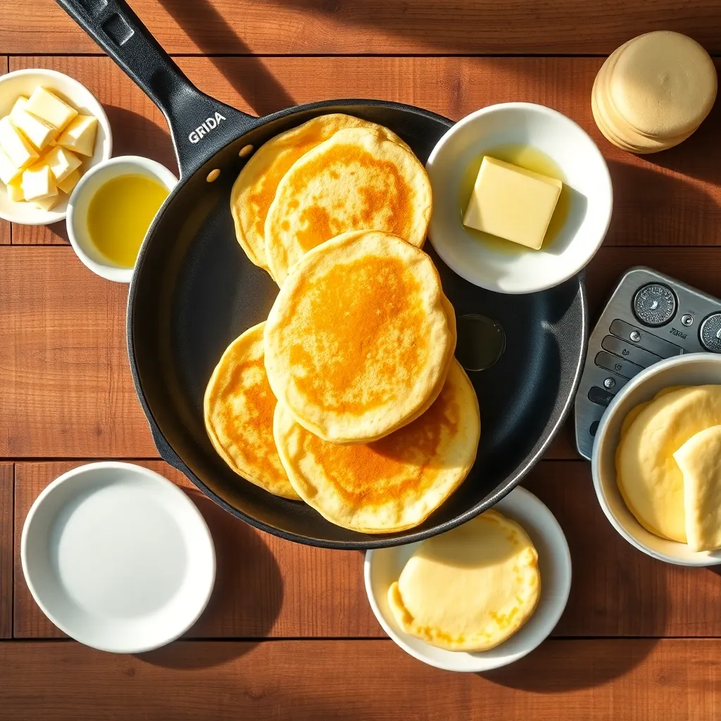 2 pancake recipe - Pancake Recipe Step Image