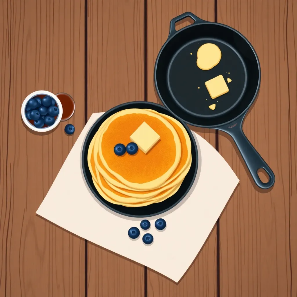 carlos sainz pancake recipe - Pancake Recipe Step Image