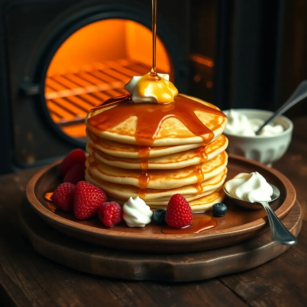 pancake recipe no milk no vanilla. - Pancake Recipe Step Image