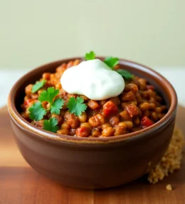 Hearty Vegan Lentil Chili