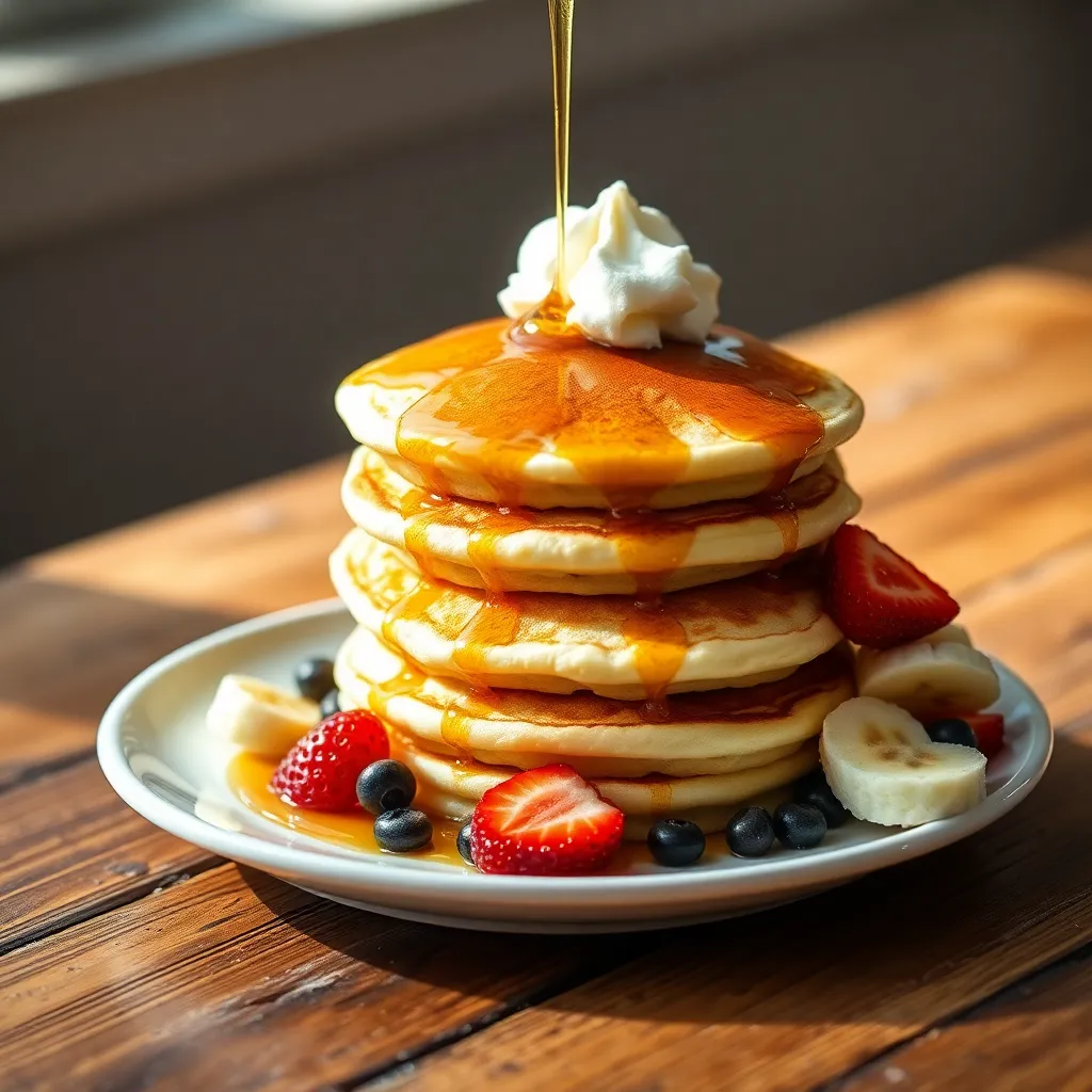 easiest pancake recipe - Pancake Recipe Step Image