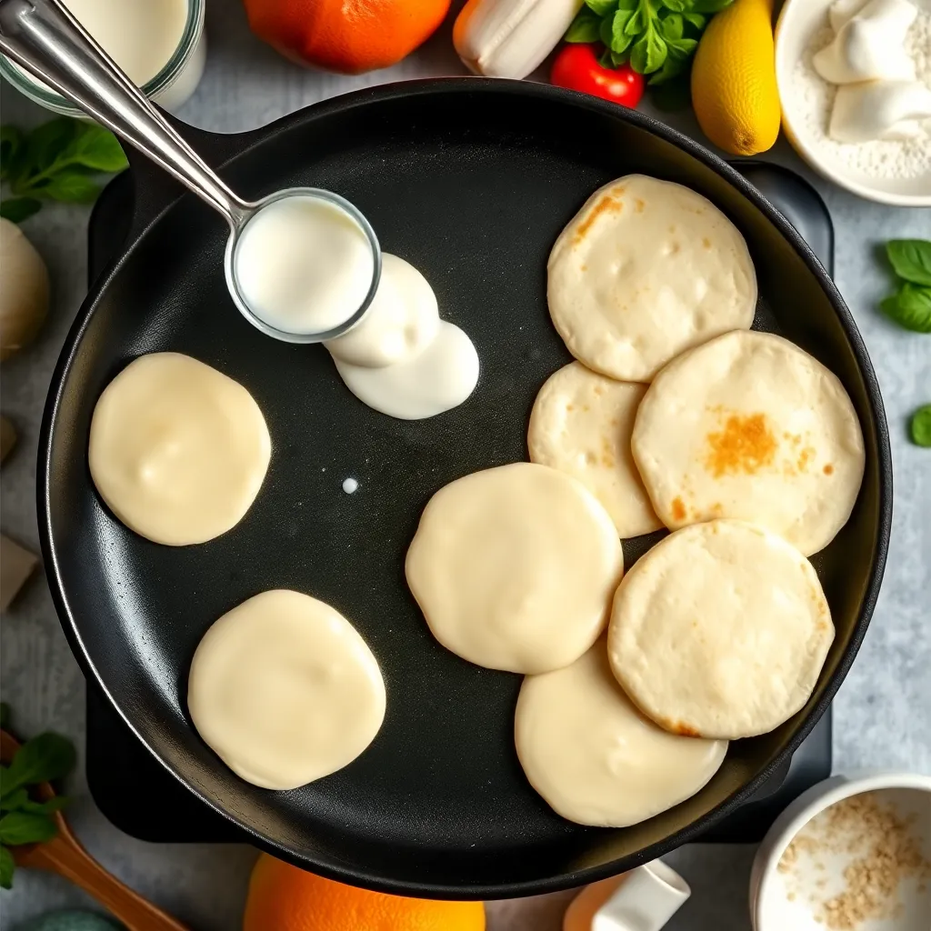 greek yogurt pancake recipe - Step 4