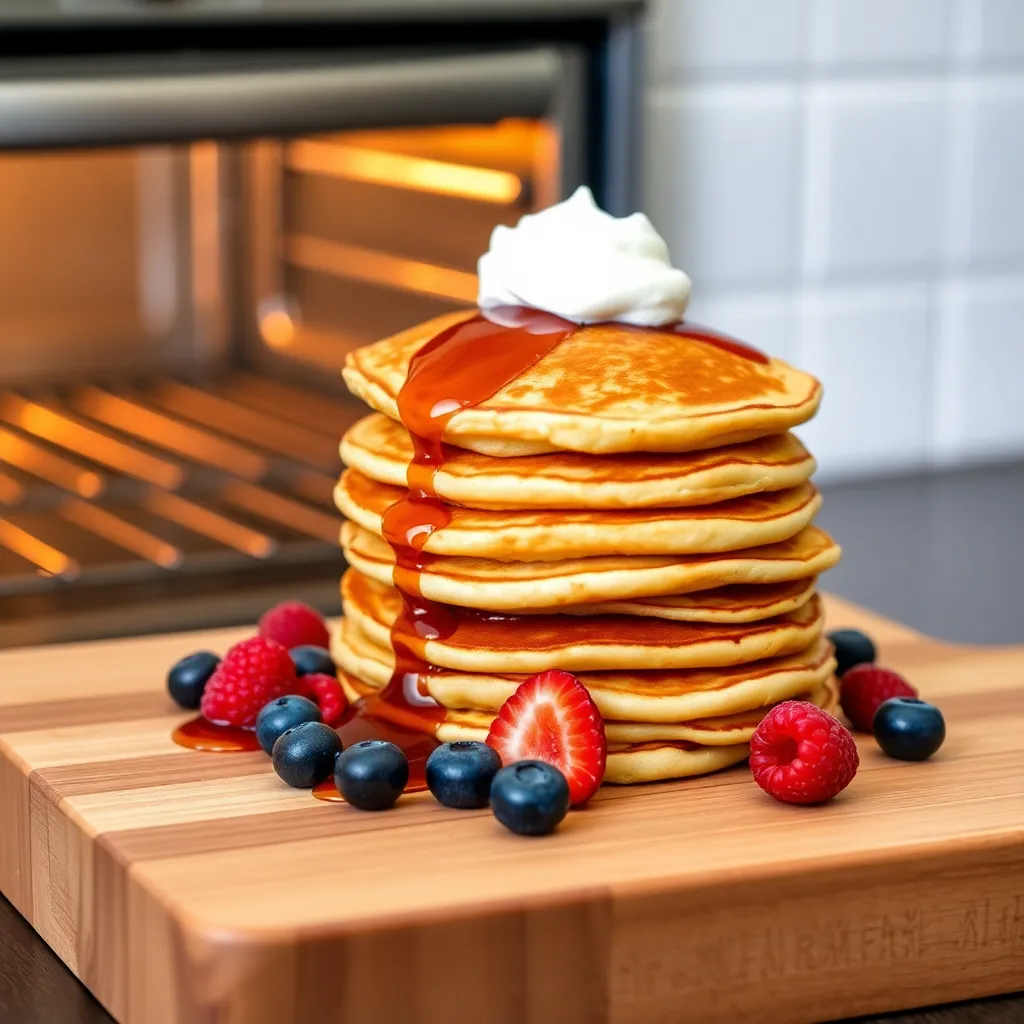 easy pancake recipe without baking powder - Pancake Recipe Step Image