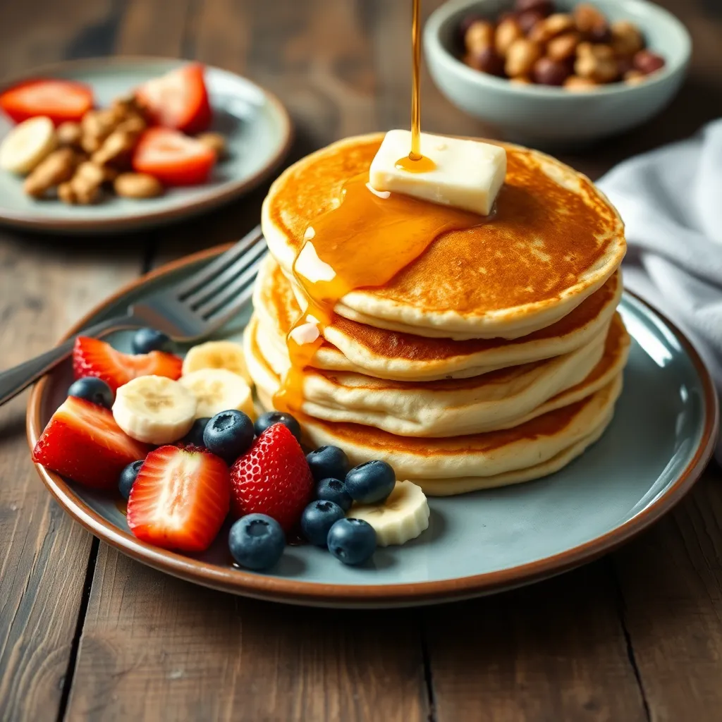 fluffy vegan pancake recipe - Pancake Recipe Step Image