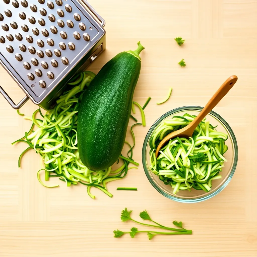 zucchini pancakes recipe - Grate the Zucchini