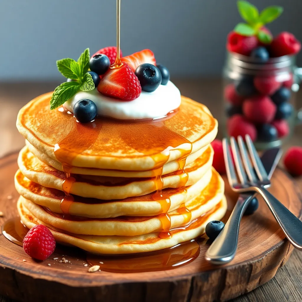 pancake recipe easy healthy - Pancake Recipe Step Image