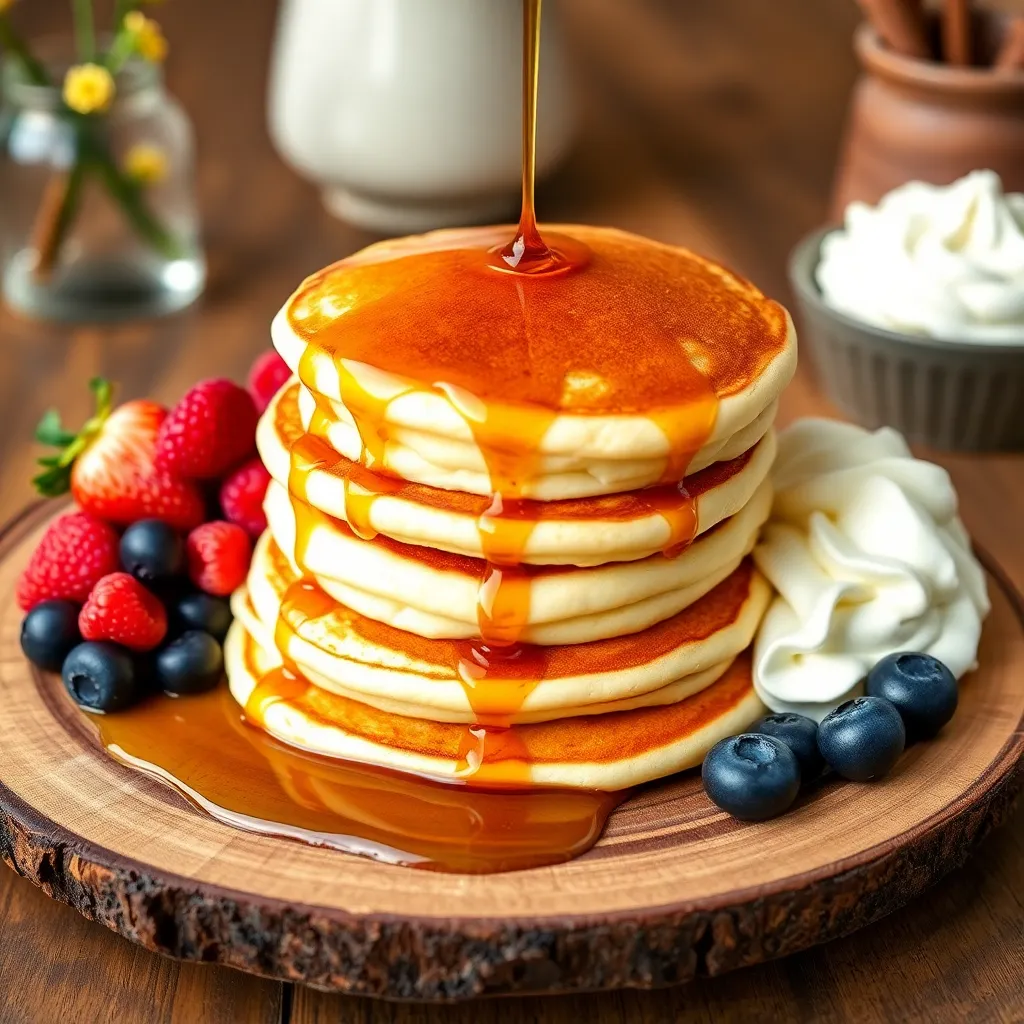 pancake recipe fluffy buttermilk - Pancake Recipe Step Image