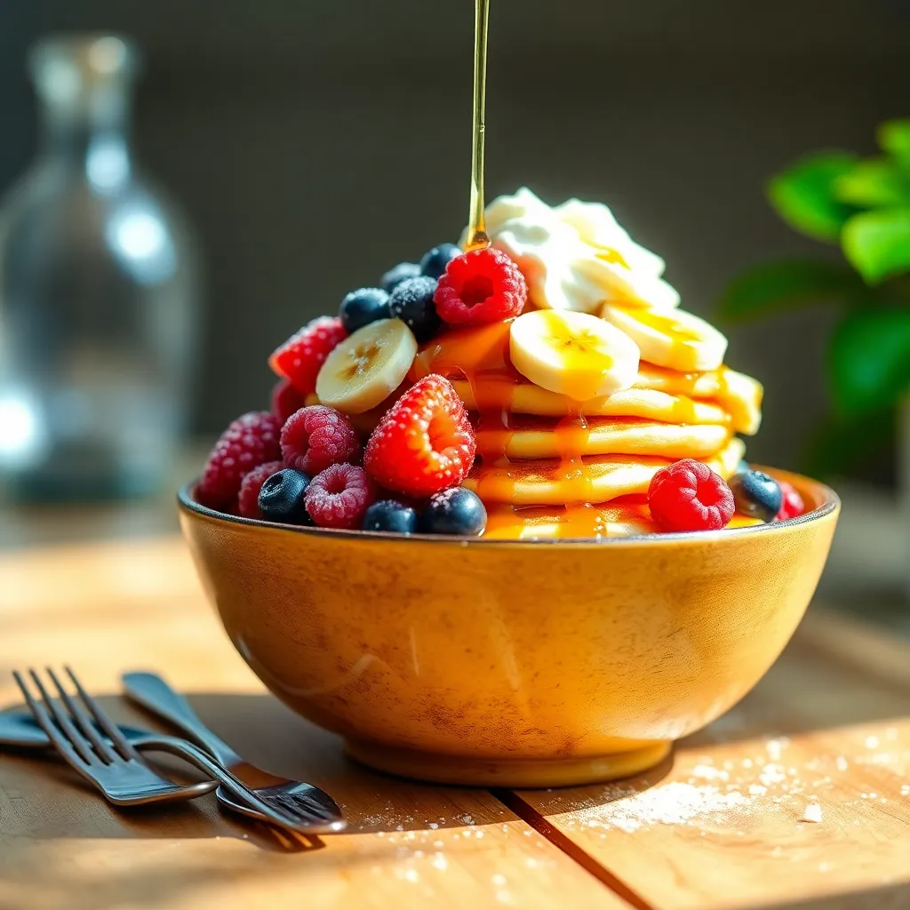 pancake bowl recipe - Pancake Recipe Step Image