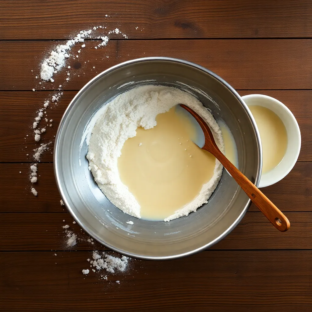 pancake recipe without baking powder or eggs - Step 3