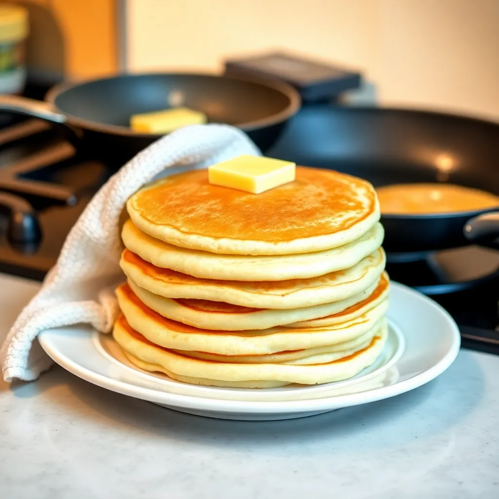 easy fluffy pancake recipe - Step 6